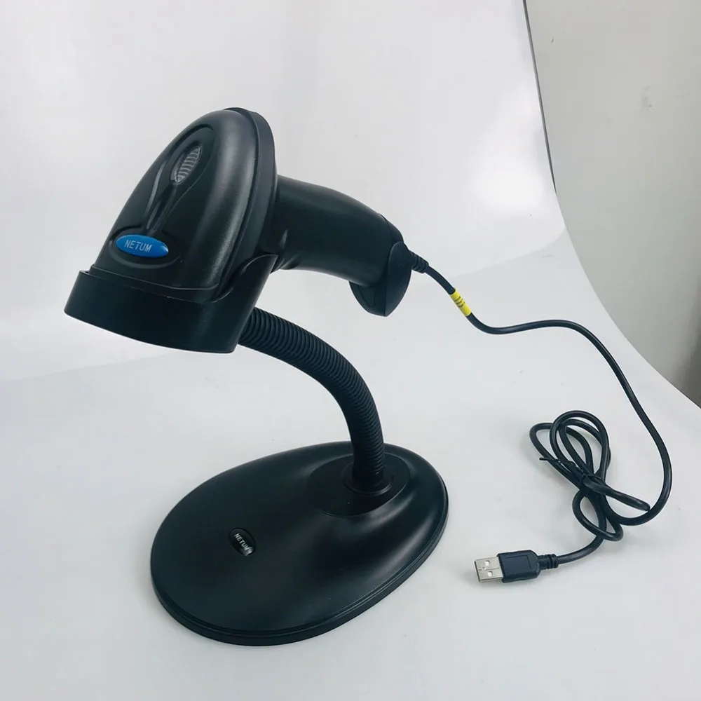 

NETUM NT-1228BC Automatic Bluetooth CCD Barcode Scanner Reader Hands Free USB Plug and Play for Supermarket POS System