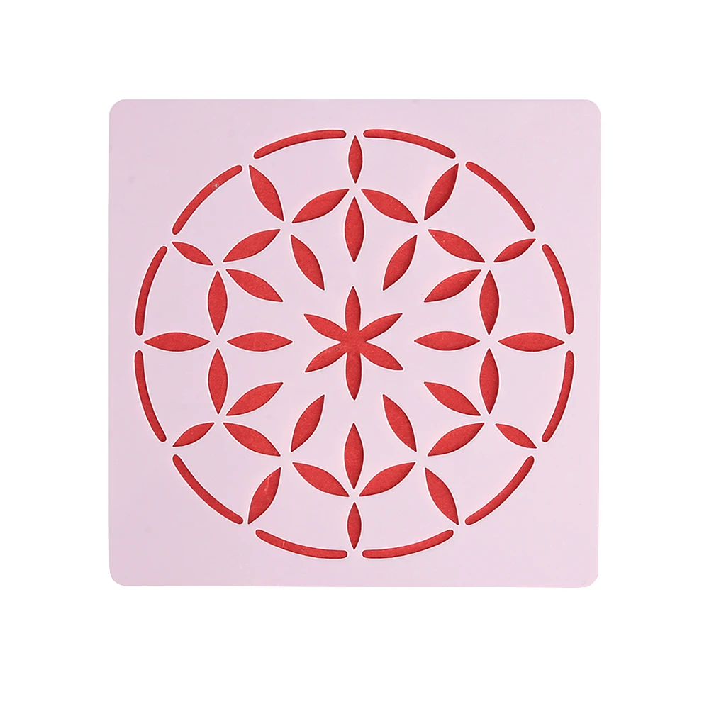 

Geometric Template Craft Mandala Auxiliary Layering Stencils For Walls Painting Scrapbooking Stamp Album Decor Embossing Card