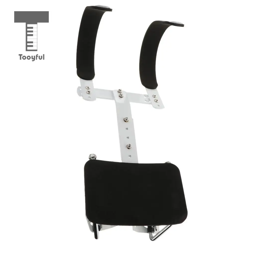 Tooyful Adjustable Aluminium Alloy Marching Small Snare Drum Carrier Holder for Drummer Percussion Accessory