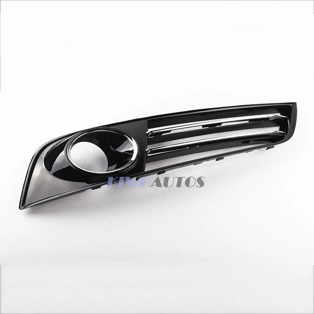 

Front Left Bumper Fog Light Grille Grill 2 Bars w/ Chorme Cover For A8 D4 4H0807679E 4H0 807 679E 4H0 807 679 E T94