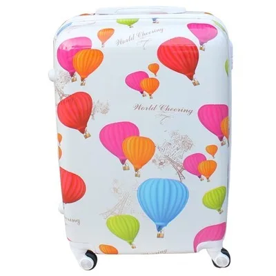 

BeaSumore 24 inch Cute cartoon children rolling luggage Spinner Kids suitcase Wheels trolley travel bag students carry on Trunk