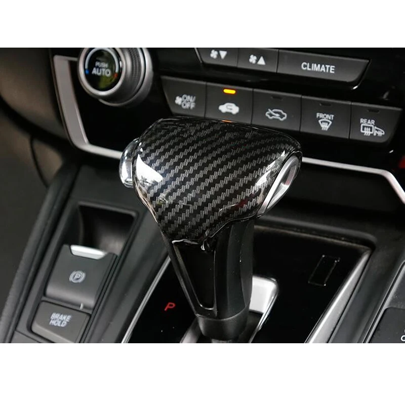 YAQUICKA для Honda CRV CR-V ручка переключения рулевого механизма автомобиля крышка наклейка ABS углеродное волокно Стайлинг Аксессуары для салона автомобиля