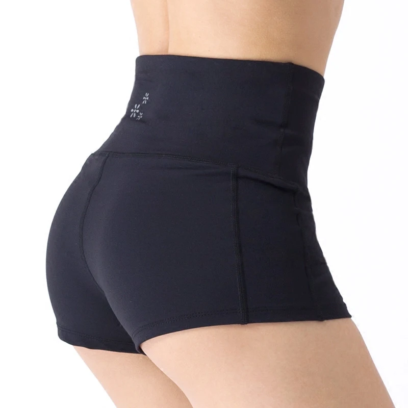 

Women 4" Wide Waistband Sexy Hot Shorts Yoga Shorts Running Short Sports Clothing Training Fitness Bottom Sportswear High Waist