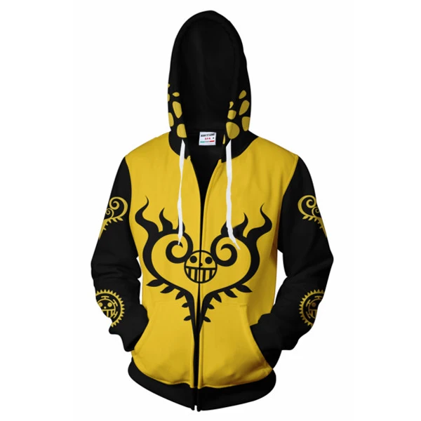 RWBY Yang Xiao Long Cosplay Hoodie Anime 3D Sweatshirt Zip Jacket Coat Costume