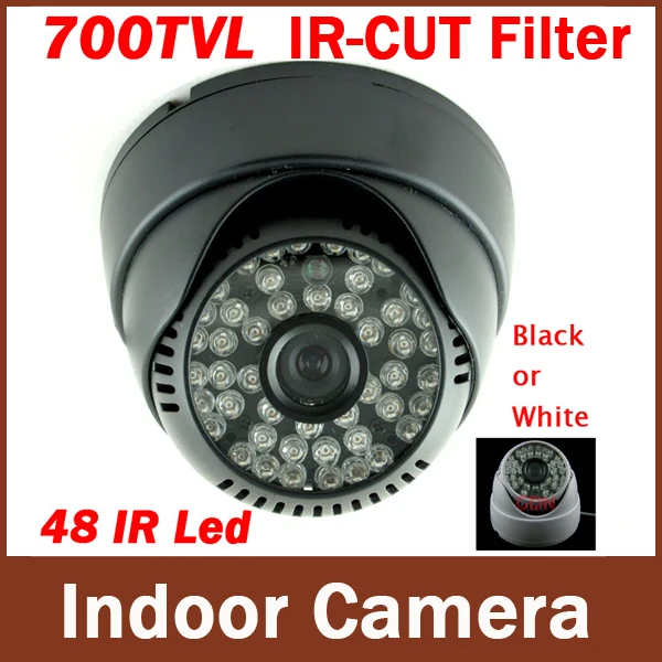 Buy CMOS 700TVL IR CUT Filter Indoor Dome Camera 48 IR