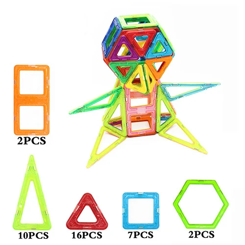 37 шт. Большие размеры строительные блоки строительные игрушки 3D Магнитные игрушки Магнитные Модели Строительные Кирпичи игрушки для детей - Цвет: Армейский зеленый