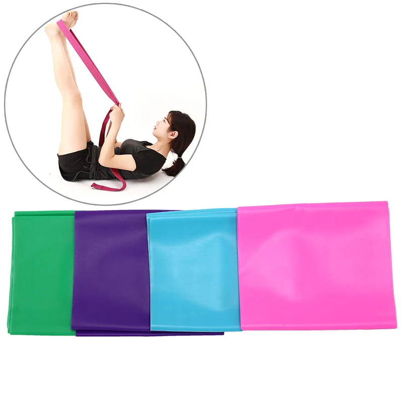 1PC 1.5m Resistance Bands Rubber Band Workout Fitness Gym Equipment Rubber Loops Latex Yoga Gym Strength Training Athletic