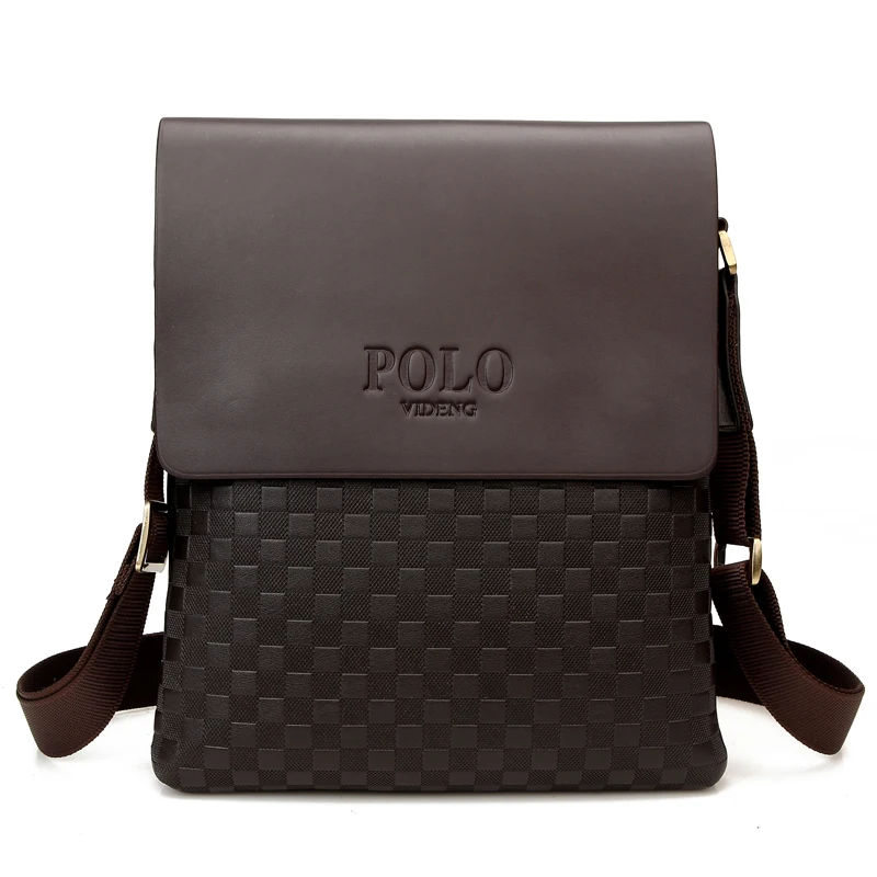 New collection 2016 fashion men polo bags, men casual leather messenger