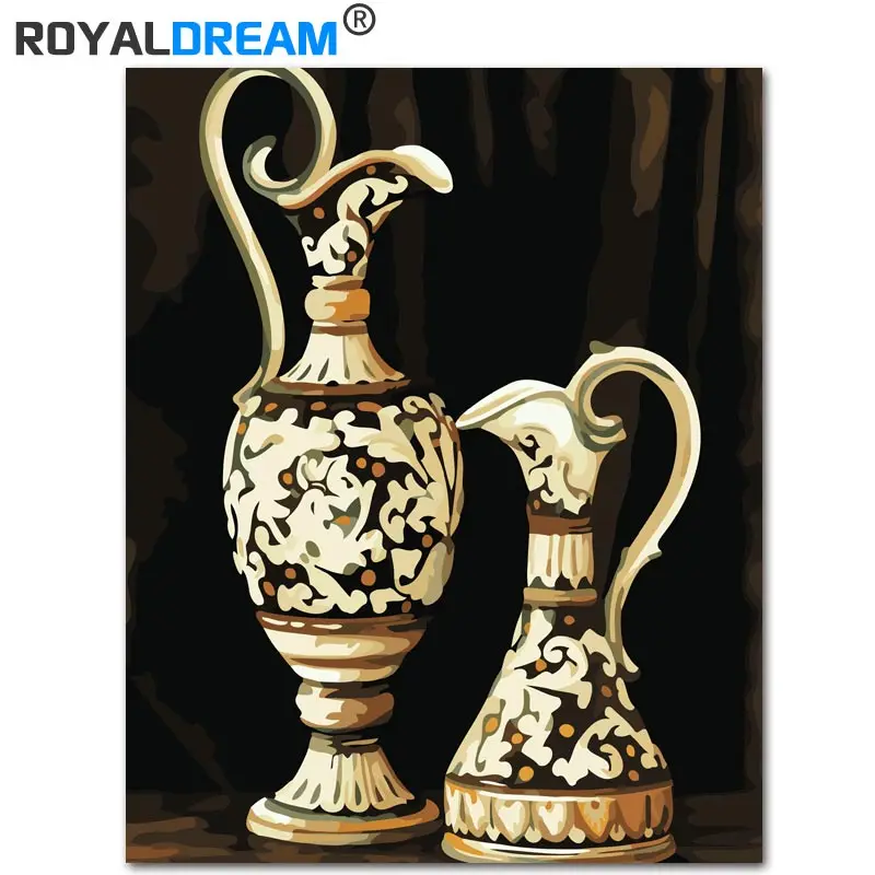 Фарфор ROYALDREAM DIY Набор для рисования по номерам окраски Современная Настенная
