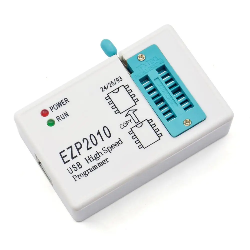 USB 2,0 интерфейс EZP2010 USB SPI программист для 24 25 93 EEPROM 25 флэш-чип биос SOIC8 SOP8 белый