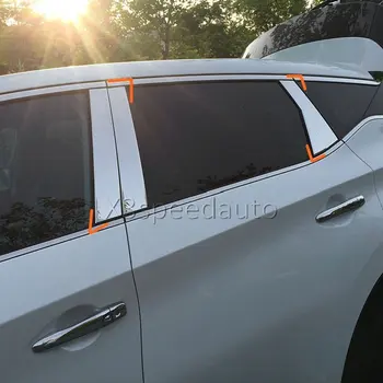 

For Nissan Murano 2015 16 17 Window Pillar Posts trim 8pcs Stainless Steel Car-styling