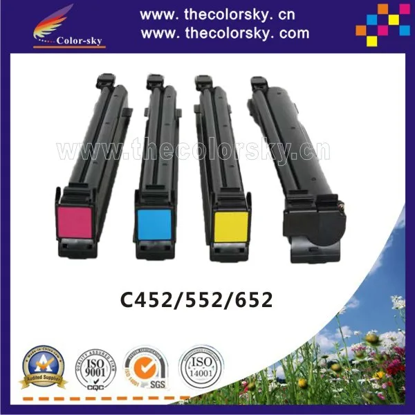 

(CS-KMTN613) toner laser cartridge for Minolta Bizhub C452 C552 C652 C 452 552 652 TN613 TN 613 kcmy (45k/30k pages) free Fedex