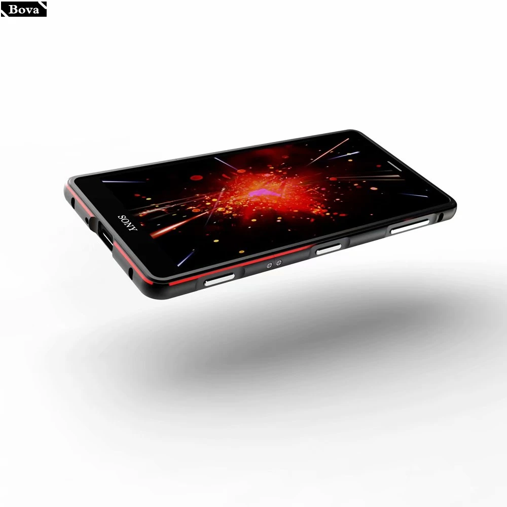 Чехол для sony XZ3 роскошный Ультратонкий алюминиевый бампер для sony Xperia XZ3+ 2 пленки(1 передняя+ 1 задняя