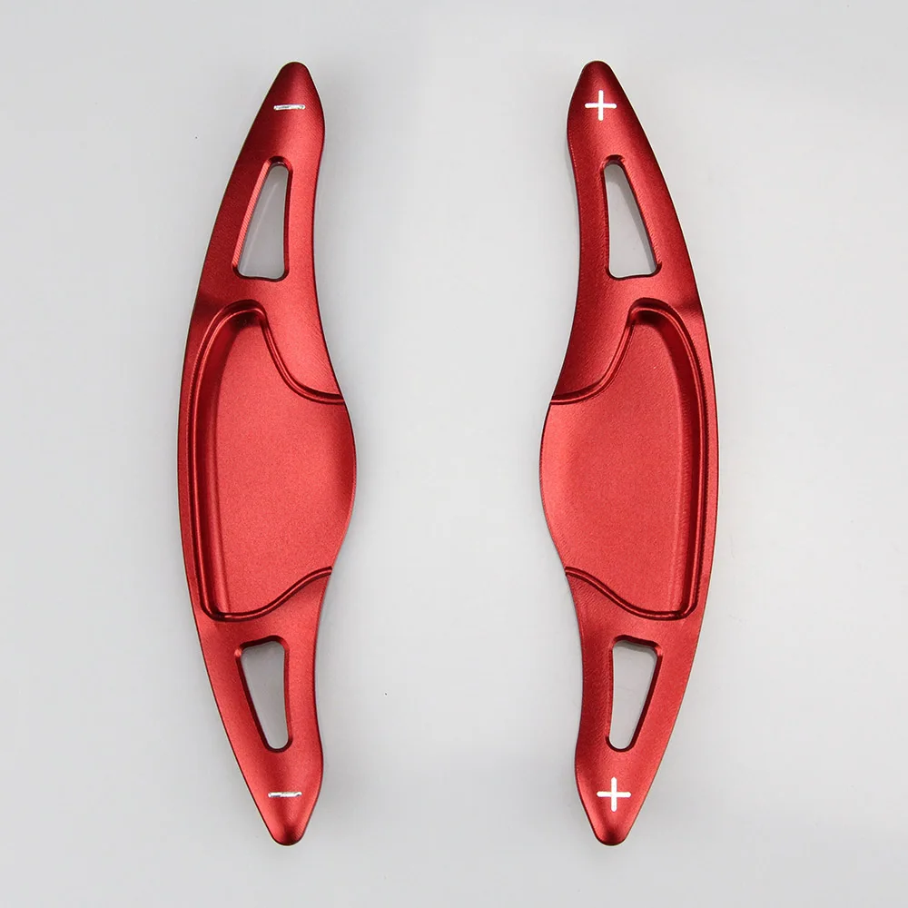 Сдвижное весло для Honda Fit Jazz VEZEL алюминиевое рулевое колесо весла шифтеры автостайлинг - Название цвета: Красный