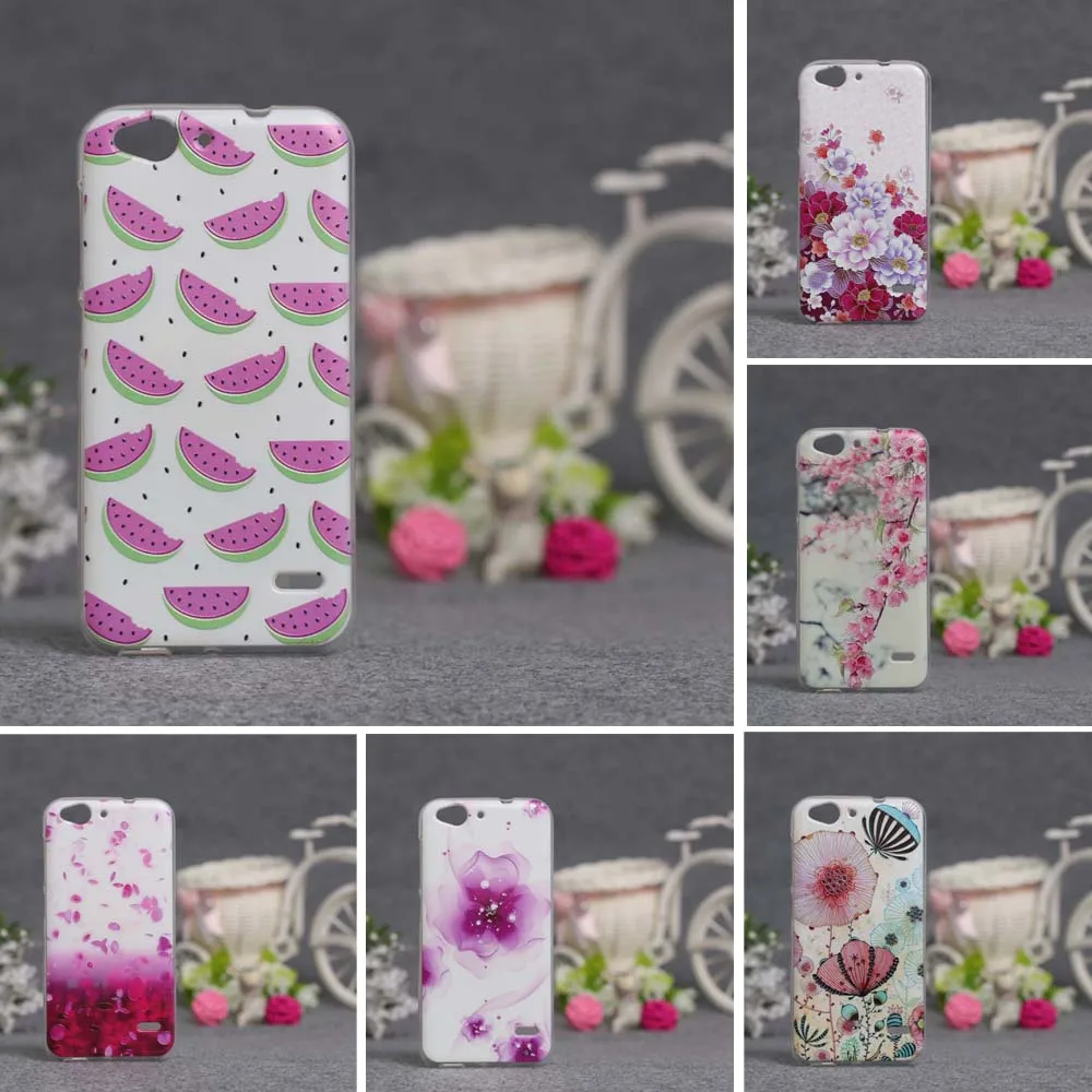 

Case for ZTE Blade S6 Cases Luxury 3D Relief Printed Flower Silicon Back Cover For ZTE Blade S6 Phone Case Soft TPU Cover Coque