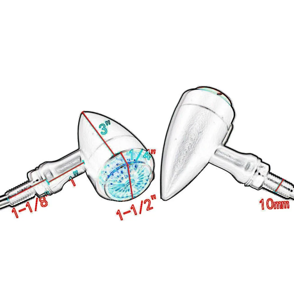 Хромированные велосипеды Янтарный 20 светодиодный круизер кастом тормоз бег поворот Задний сигнальный фонарь для Harley Универсальный мотоциклетный сигнал сигнальная лампа