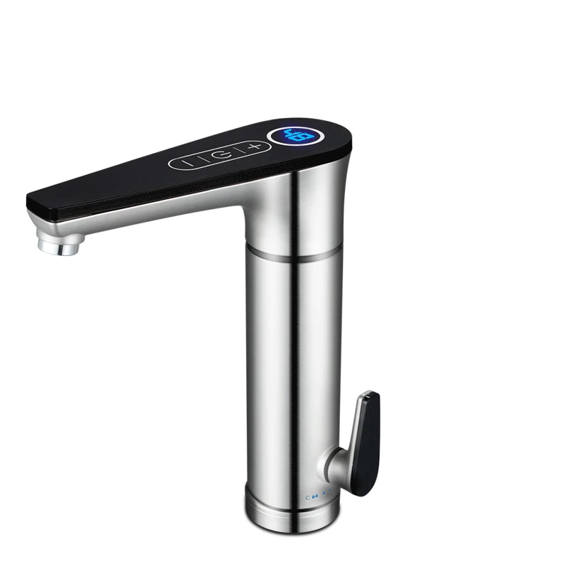 

220V Instant Electric Water Heater Faucet Tankless Hot Heating Water Heating Tap with Temperature Display Touch Switch kitchen