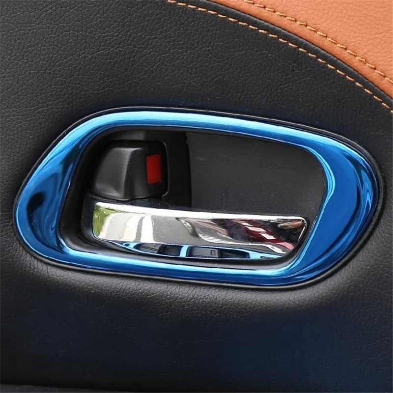 

Car Door Handle Interior Excent Auto Modified Chromium Modification Accessory Accessories Mouldings Sticker 18 19 FOR Honda XR-V