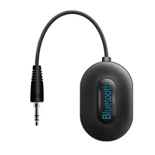 Портативный мини беспроводной Bluetooth автомобильный комплект Bluetooth 3,0 музыкальный приемник Bluetooth адаптер 3,5 мм стерео Hands Free автомобильный дополнительный громкоговоритель