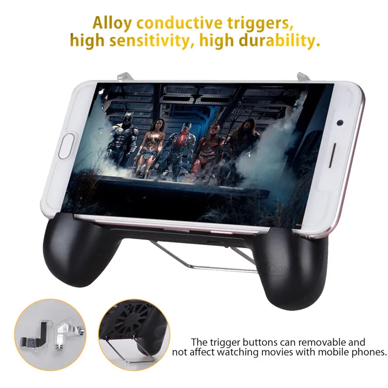 1 Pcs PUBG Controller Gamepad Pubg Mobile Trigger L1R1 Shooter Joystick Game Pad Holder Cooling Fan 4000mAh/4400mAh Power Bank