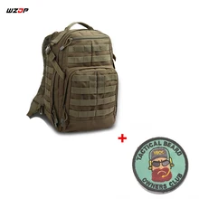 WZJP Открытый тактический военный 20-35L Molle Backage Водонепроницаемый Многофункциональный рыболовный мешок 4 цвета