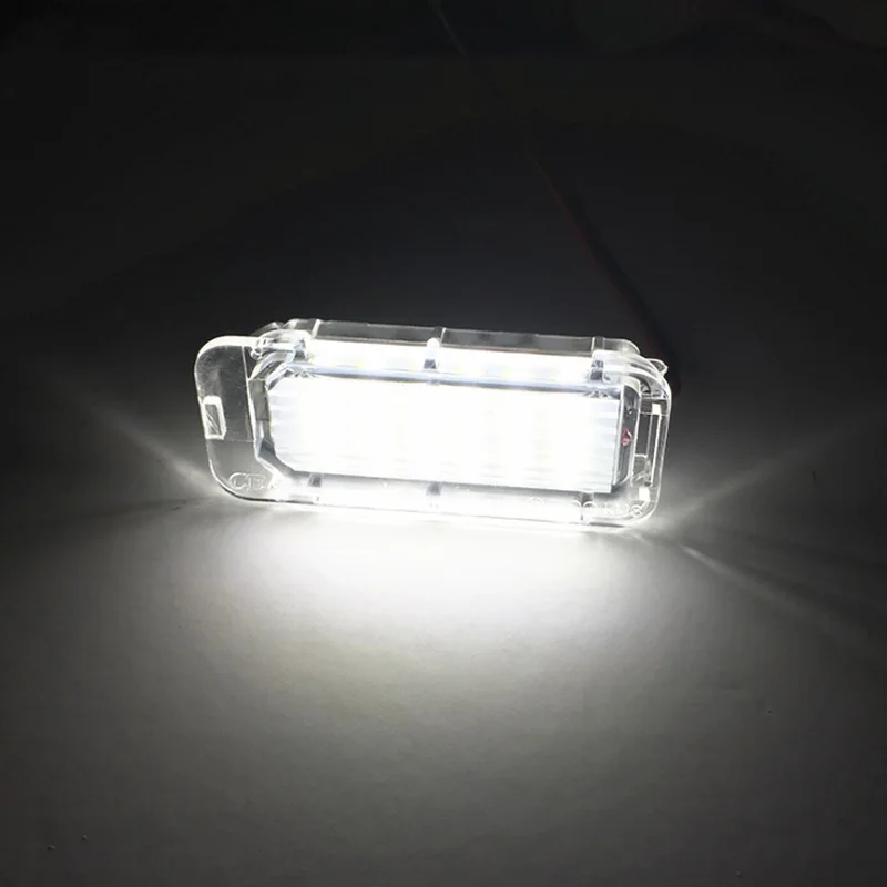 2x безотказный светодиодный светильник для номерного знака 2835SMD белый для Ford Focus Fiesta Mondeo MK4 Kuga Galaxy S-max C max Mk2 DA3 MK3 MK5 MK6