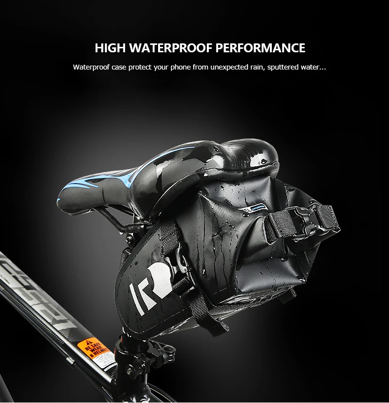 Top Roswheel Dry Series Full Waterproof Bike Bicycle Cycling Saddle Pannier Rear Seat Handlebar Bag Trunk Phone Case Holder 23