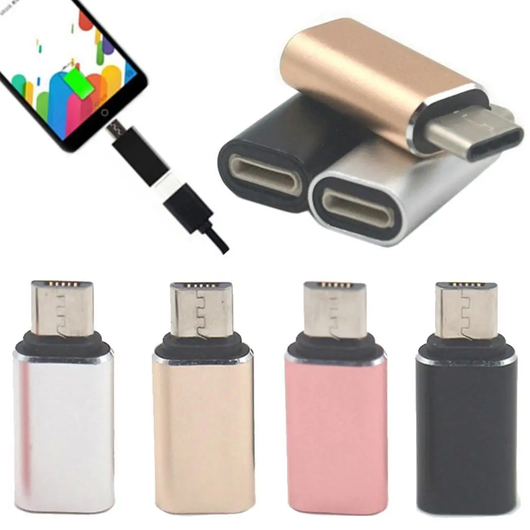 USB 3,1 USB-C type C Женский к Micro USB Мужской адаптер для зарядки данных Конвертер Разъем