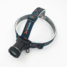 Rechargeable Headlight with Battery Head Torch 2000LM XPE LED Headlamp with color lens + AC/Car Charger for Camping Cycling