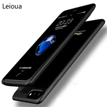 

Leioua 5000mAh Ultra Slim External Backup Charger Case For Iphone 6 6s 7 8 Phone Battery Charger Case High Capacity 4.7inch