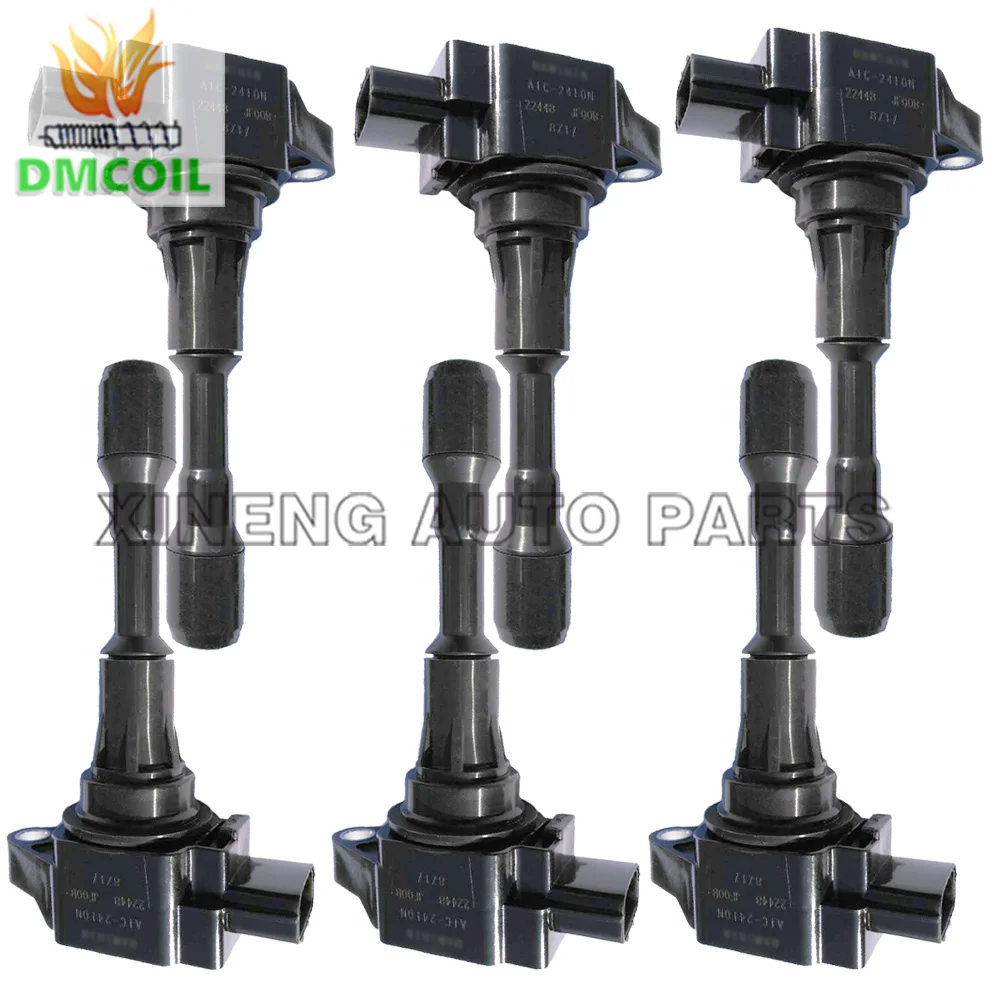 

6 PCS ORIGINAL QUALITY IGNITION COIL FOR NISSAN GT-R (R35) 3.8 V6 3.8L V6 (2009-) 22448-JF00B 22448JF00B