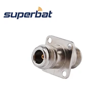 Superbat 5 шт. N радиочастотный адаптер разъем Jack N to N разъёмная монтажная панель прямой коаксиальный разъем