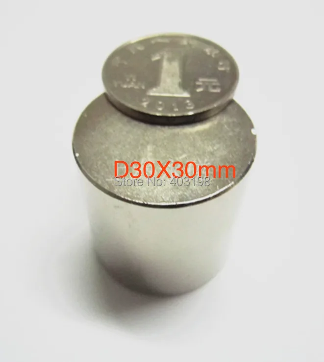 

1pcs Super Strong Dia.30x30mm N35 Rare Earth Neodymium Disc Magnet 30x30 Neodymium Magnet