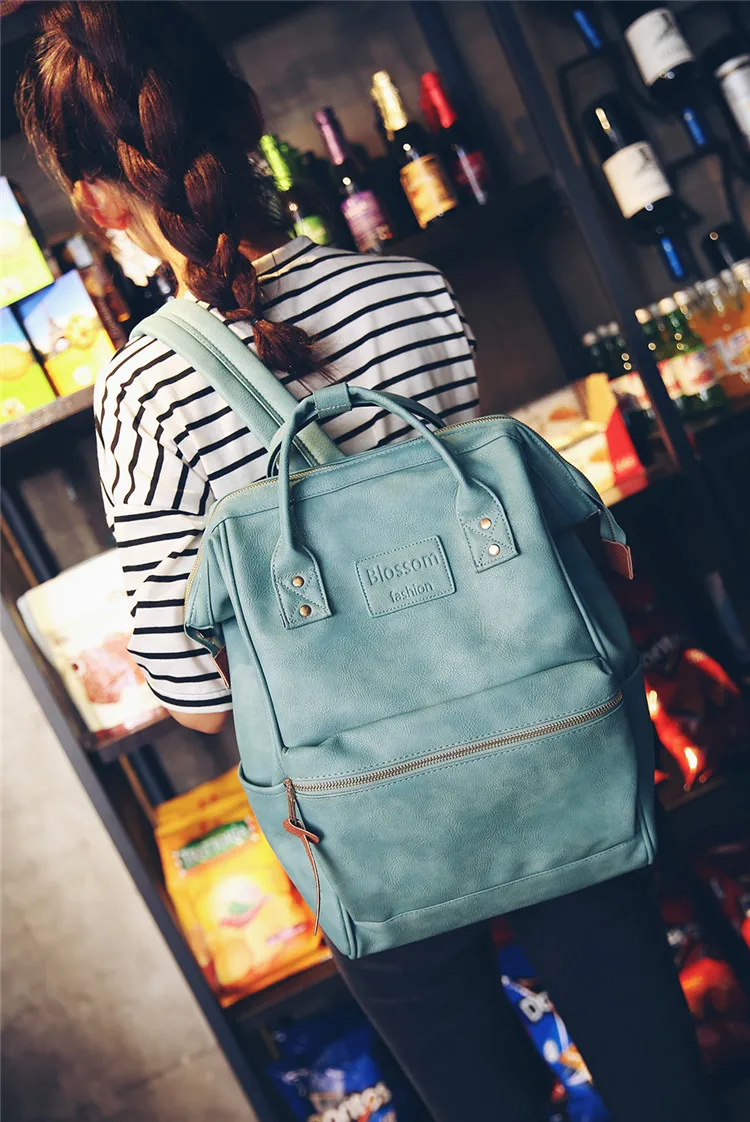 Fashion Mummy Diaper Bag Backpack Leather Waterproof Maternity Nappy Bag Large Capacity Travel Mother Handbag For Mom Baby Care (22)