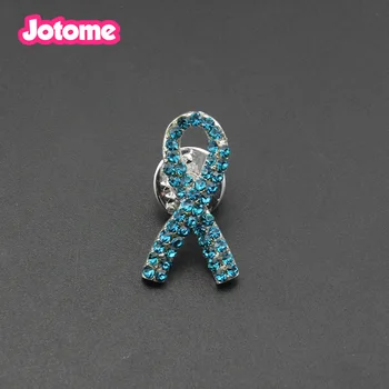 

20pcs hot selling Pink enamel Ribbon Breast cancer awareness brooch/ pink ribbon pins brooches pin