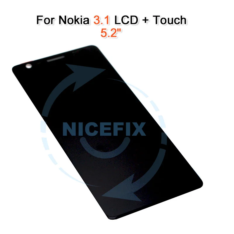 For Nokia 3.1 Plus LCD Display And Touch Screen Digitizer TA 1049 1057 1063 1070 Assembly Replacement For Nokia 3.1 LCD+Tools