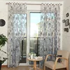 Ready Made Custom Flower Floral Voile Sheer Tulle Curtains for Living Room Bedroom Kitchen Door Window Home Decor, 1 Panel/PCS ► Photo 2/6