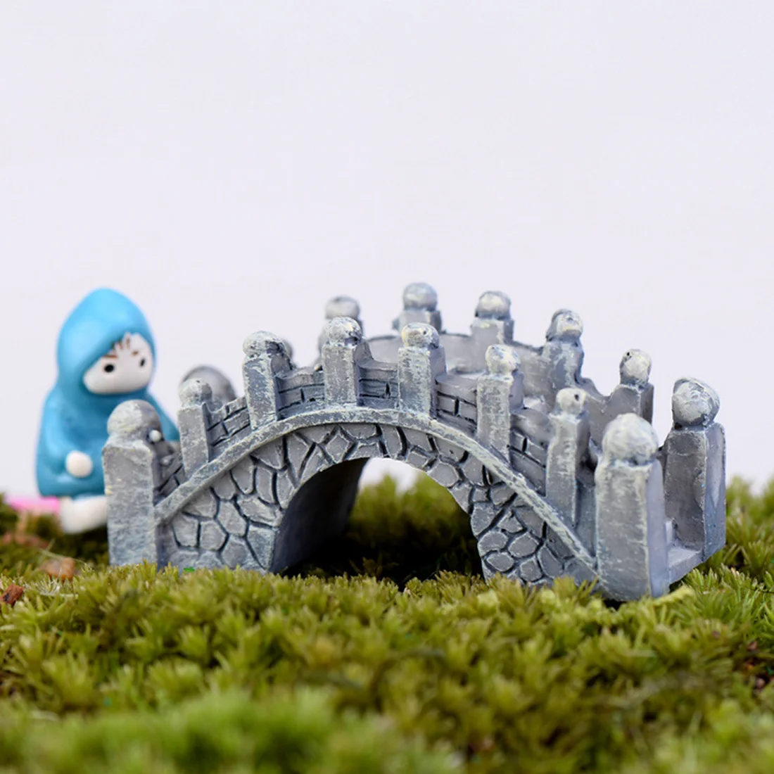 

Mini Resin Bridge Miniature Garden Ornament Fairy Garden Decor DIY Craft Figurine 1.5cm x 2cm
