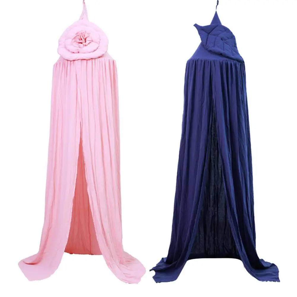 

Hanging Kids Baby Bedding Dome Bed Canopy Cotton Mosquito Net Bedcover Curtain For Baby Kids Reading Playing Home Decor