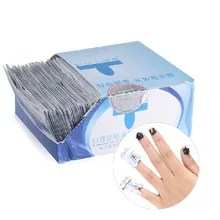 100 шт внутри высокоскоростная емкость для мытья жирных фруктов разгрузка для снятия лака для ногтей Хлопковое полотенце Маникюрный Инструмент