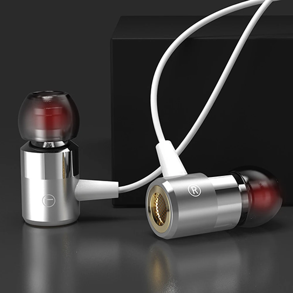 

qijiagu 3.5mm interface wire control intelligent conversion universal double bass earplug mic mobile phone ear earphone