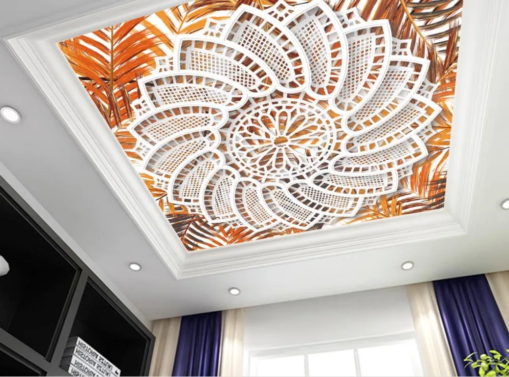 Téléchargement gratuit Images Creative Non Tisse Papier Peint Motif 3d Plafond Peintures Murales actualisé salutations