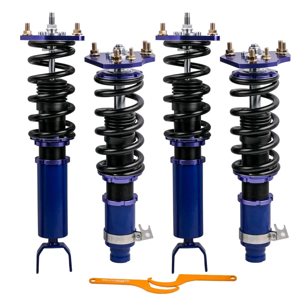 Регулируемая высота Coilover Coilovers комплект стойки катушки для Honda Prelude 1992-2001 4th Gen.BA8/9