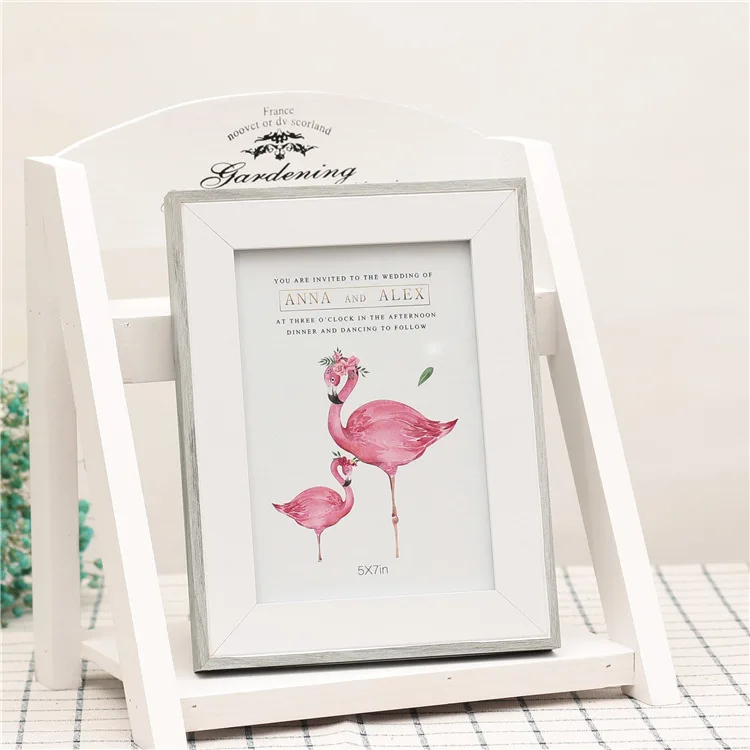 Европейский Стиль девушка сердце розовый птица фоторамка Booth студент подарок украшение дома съемок реквизит новоселье подарки