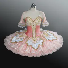 Взрослых/детей/Обувь для девочек Классическая Щелкунчик Балетные костюмы пачки, пачка костюмы, pfofessional розовая юбка 12 слоев жесткого фатина Кружево bt9039