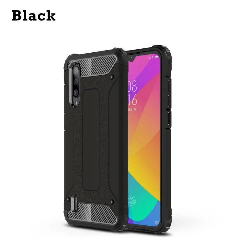 xiaomi leather case case PDGB Tough Case For Xiaomi Mi 9 SE A3 Lite Redmi 6A 7A Note 6 7 8 Pro Global Armor Protective Cover Silicone Hybrid Shell Case xiaomi leather case case