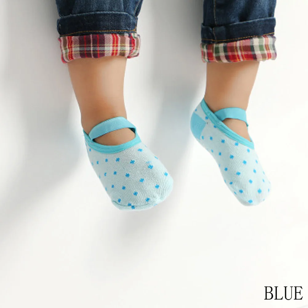 Baby Girl/Boy Toddler Anti Slip Skid Cotton Foot Socks Printed Boat