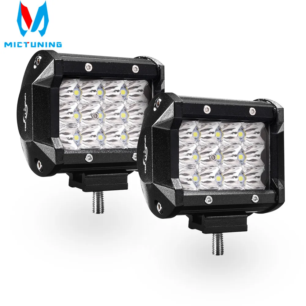 Aliexpress Com Buy Mictuning 4 Inch 36w 3 Row Spot Flood