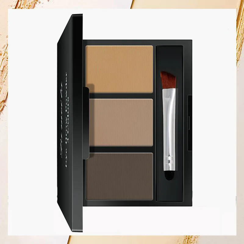 

Eyebrow Powder Palette 3 Color Beauty Cosmetic Eye Brow Enhancer Professional Waterproof Makeup Eye Shadow With Brush Mirror Box
