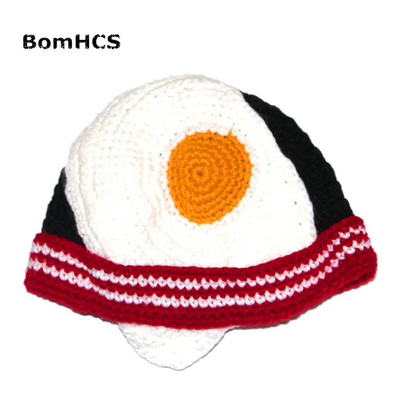 Забавная шапка BomHCS зимняя вязаная ручной работы для Хэллоуина|knitted beanie|hat winterhandmade